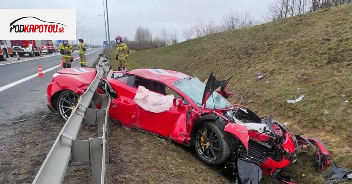 Nawet przeszkody nie powstrzymały Ferrari 488 Pista w Polsce.  Tak przejechał po nich samochód