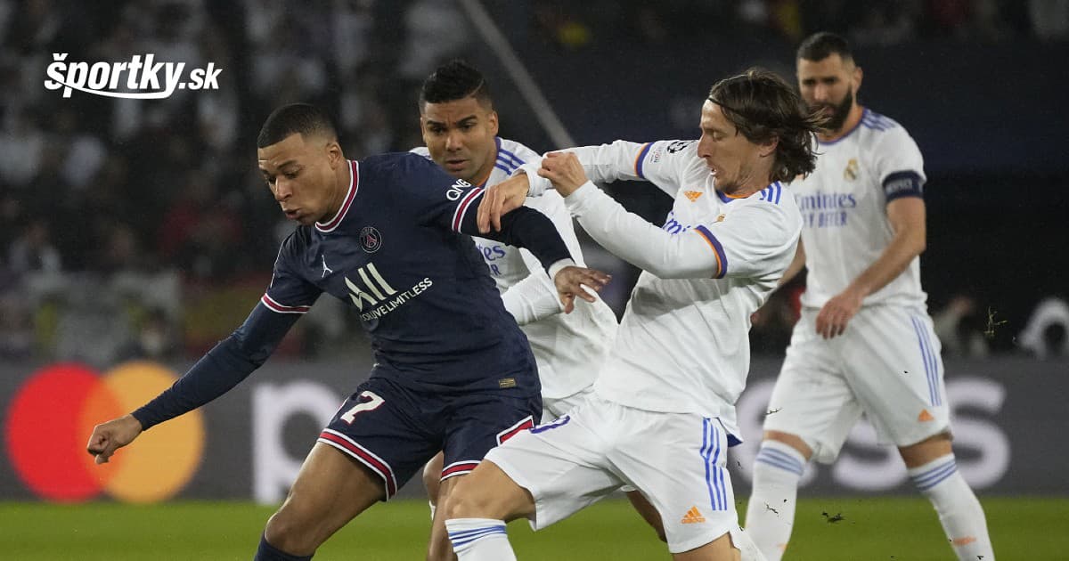 Paríž Saint-Germain - Real Madrid CF: Online prenos z osemifinále Ligy majstrov