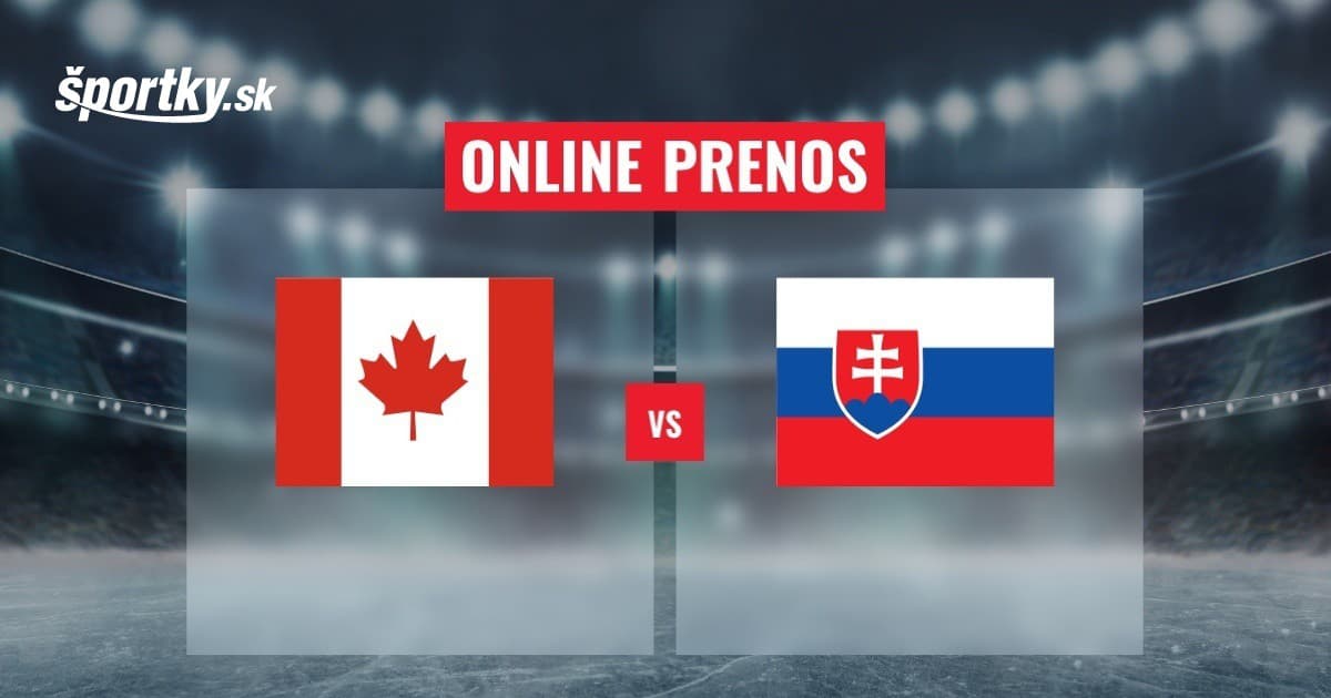 Kanada Slovensko Online prenos zo štvrťfinále MS v hokeji do 20