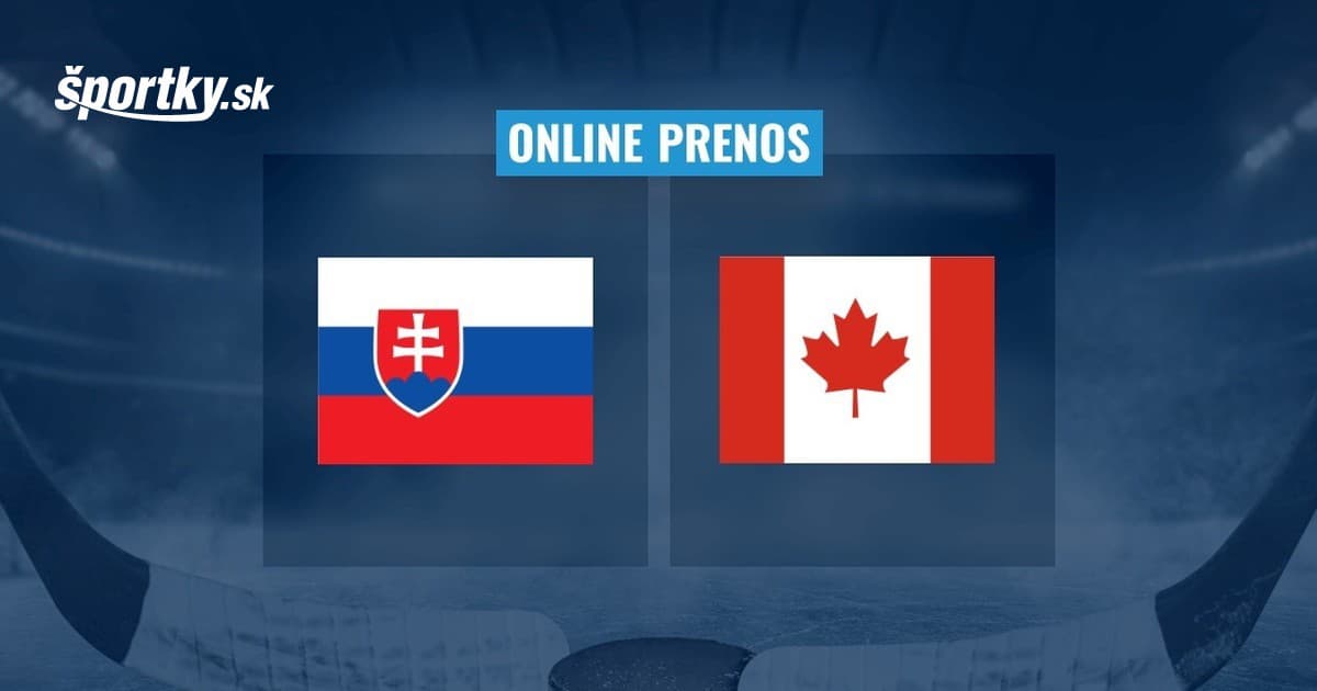 MS V HOKEJI 2023 Online prenos zo zápasu Slovensko Kanada Športky.sk