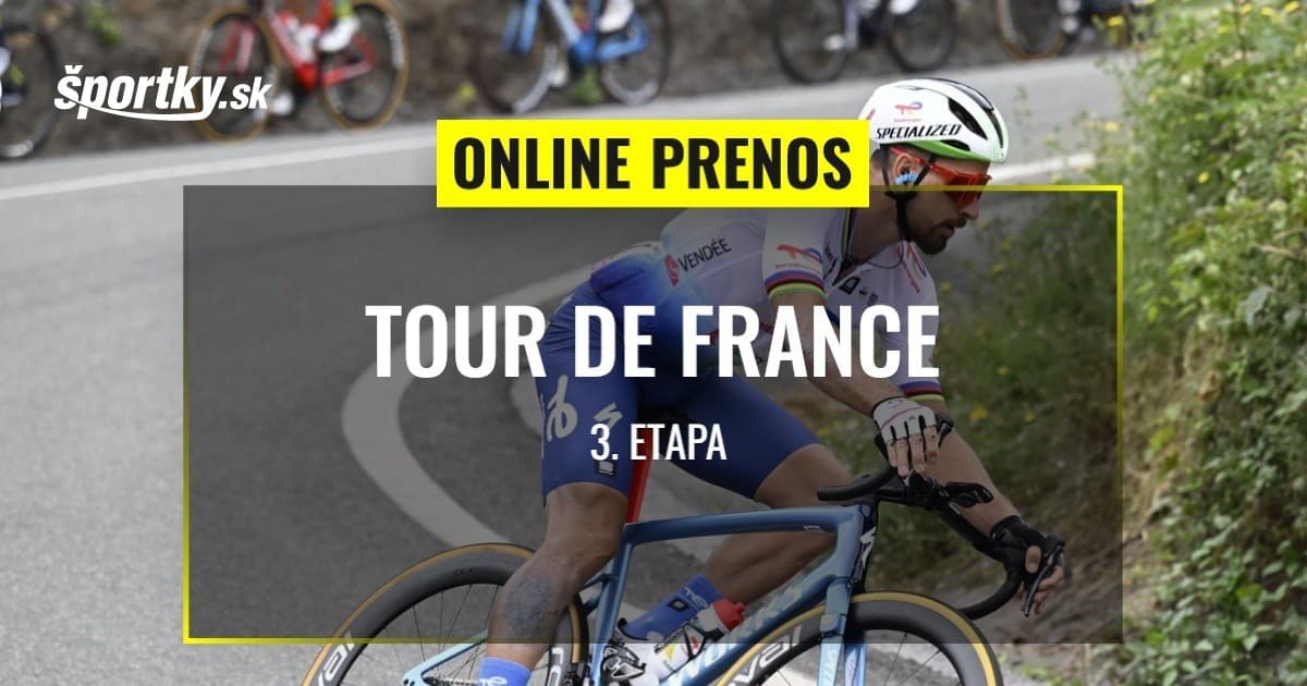 TOUR DE FRANCE 2023 Peter Sagan Online prenos z 3. etapy Športky.sk