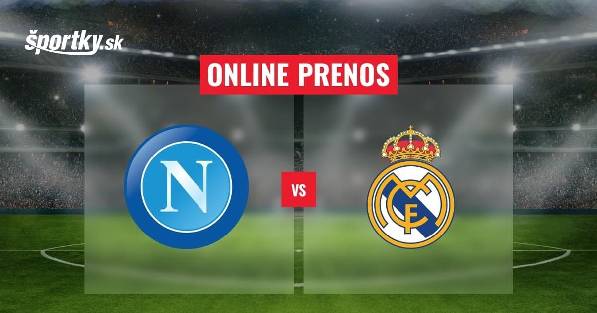 SSC Neapol - Real Madrid CF: Online prenos z Ligy majstrov