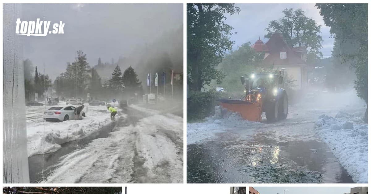 VIDEO Europa wurde von starken Stürmen heimgesucht: Ausgelöst in der Tschechischen Republik wurde eine deutsche Stadt mit Eis bedeckt!