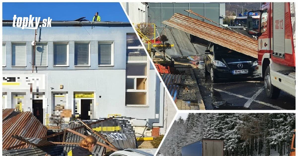 Online Pocasie Pacha Poriadne Skody Foto Vietor Strhol Strechu Strom Spadol Na Iduce Vozidlo Topky Sk