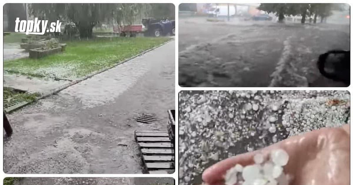 Sytuacja w Polsce i Czechach jest krytyczna: silne burze powodują szkody!  Wyjeżdżają na Słowację, kiedy przyjadą?