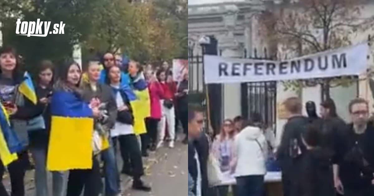 WIDEO Protestujący chcieli zaanektować ambasadę Rosji w Polsce: mogą to być toalety publiczne lub zoo